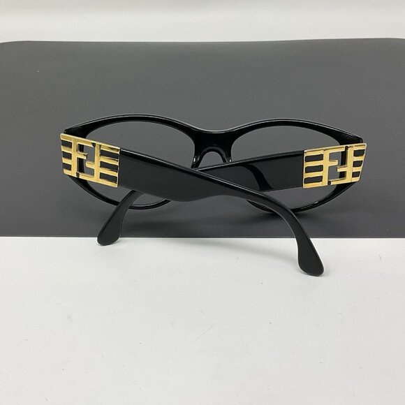 fendi sunglasses Frame Women FS 111  140 Ebony (  Black and gold ) main image 7